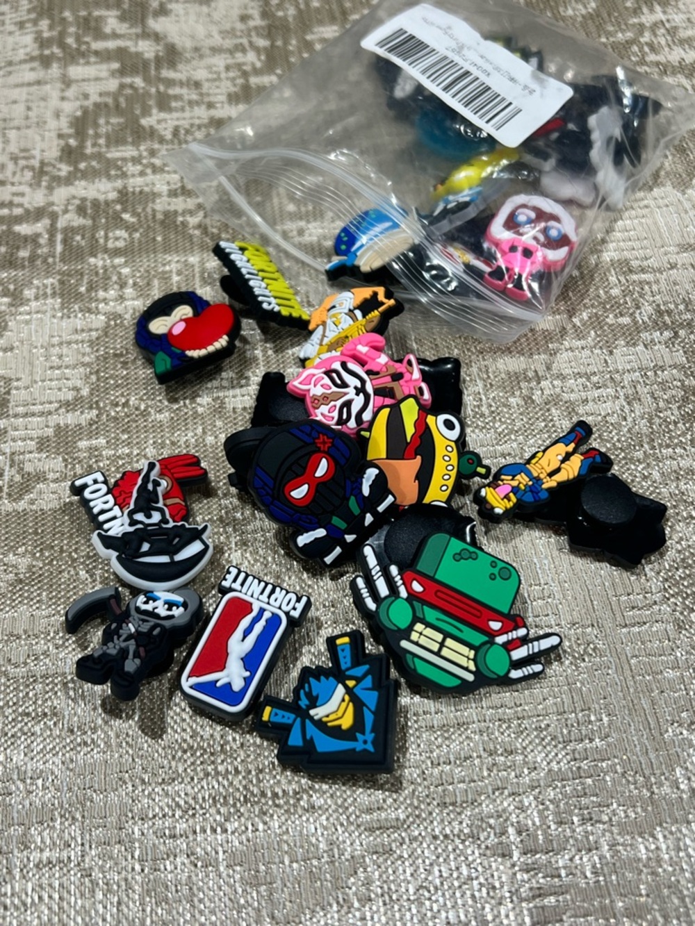 Fortnite logos shoe charms #gaming #shoecharms